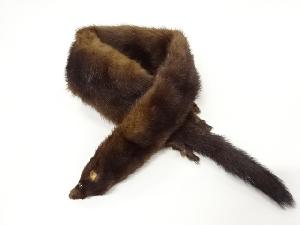 アンティーク　ミンク衿巻